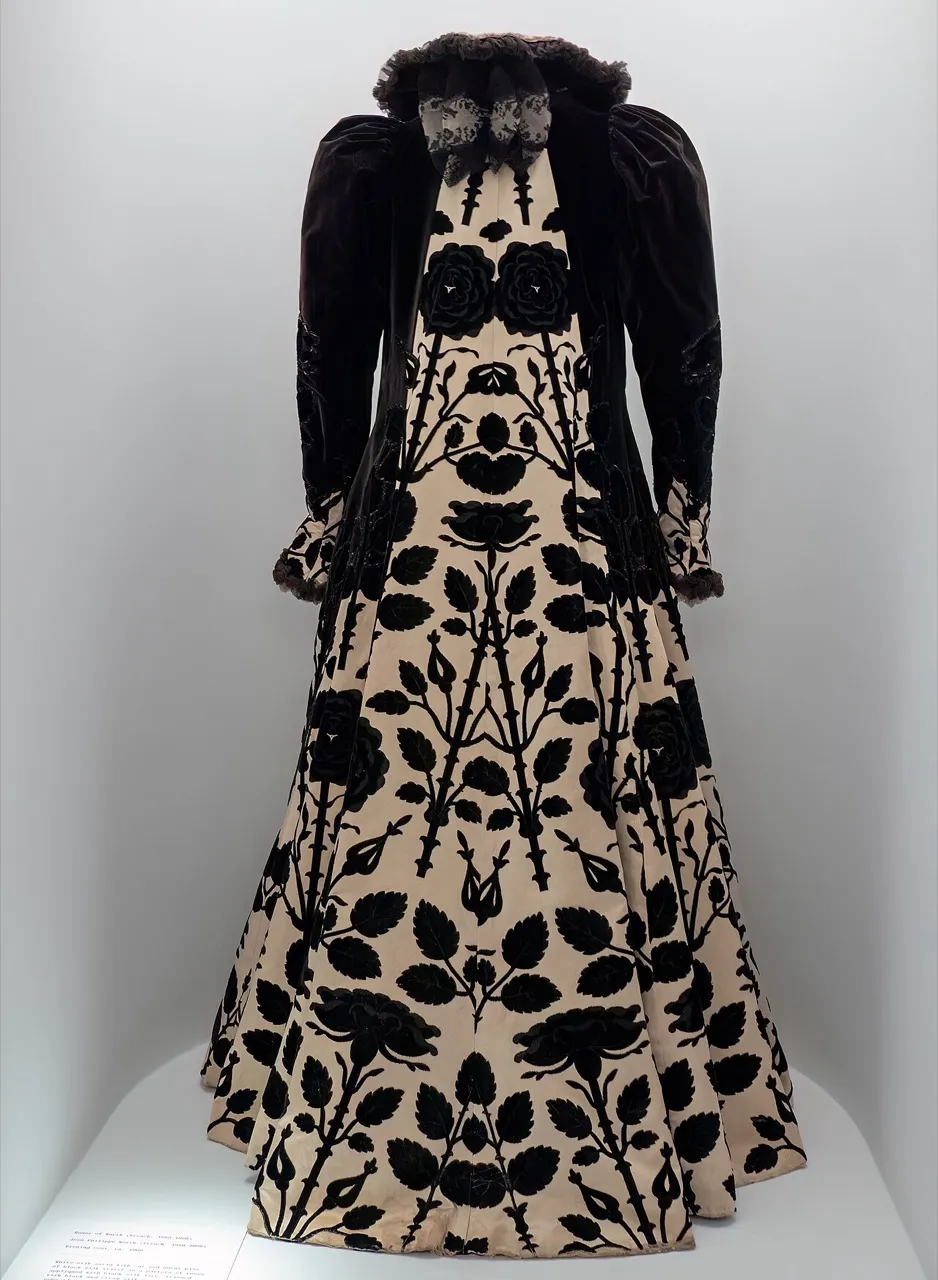 (1) An evening dress by the House of Worth