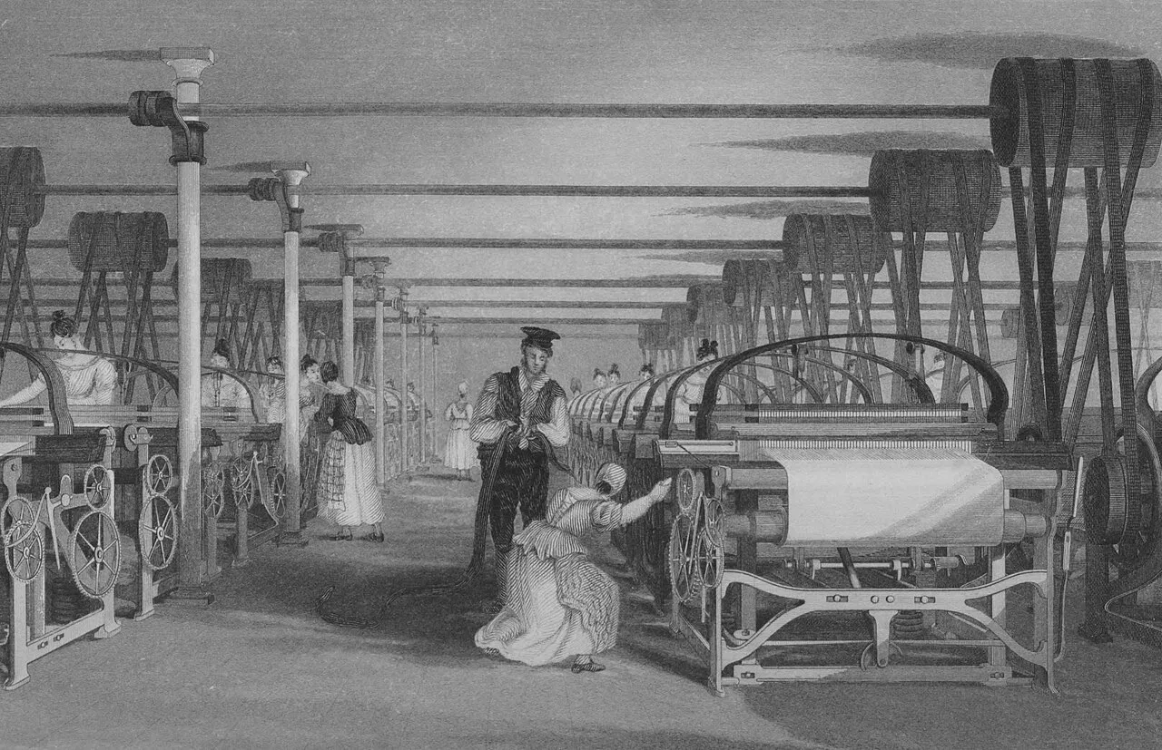 A weaving workshop: where fashion first met the machine