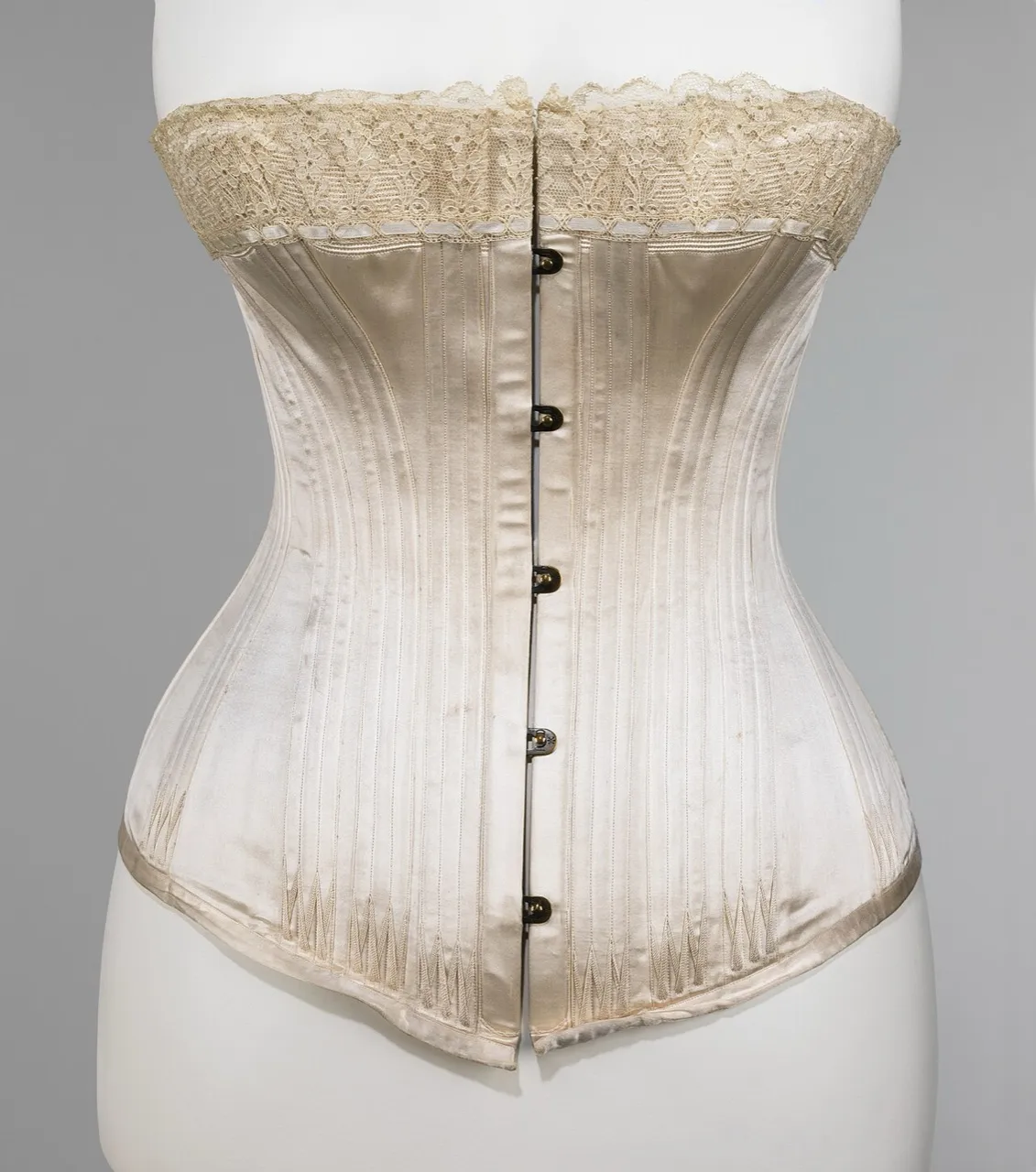 (2) A corset of the 1880s: the “hourglass”