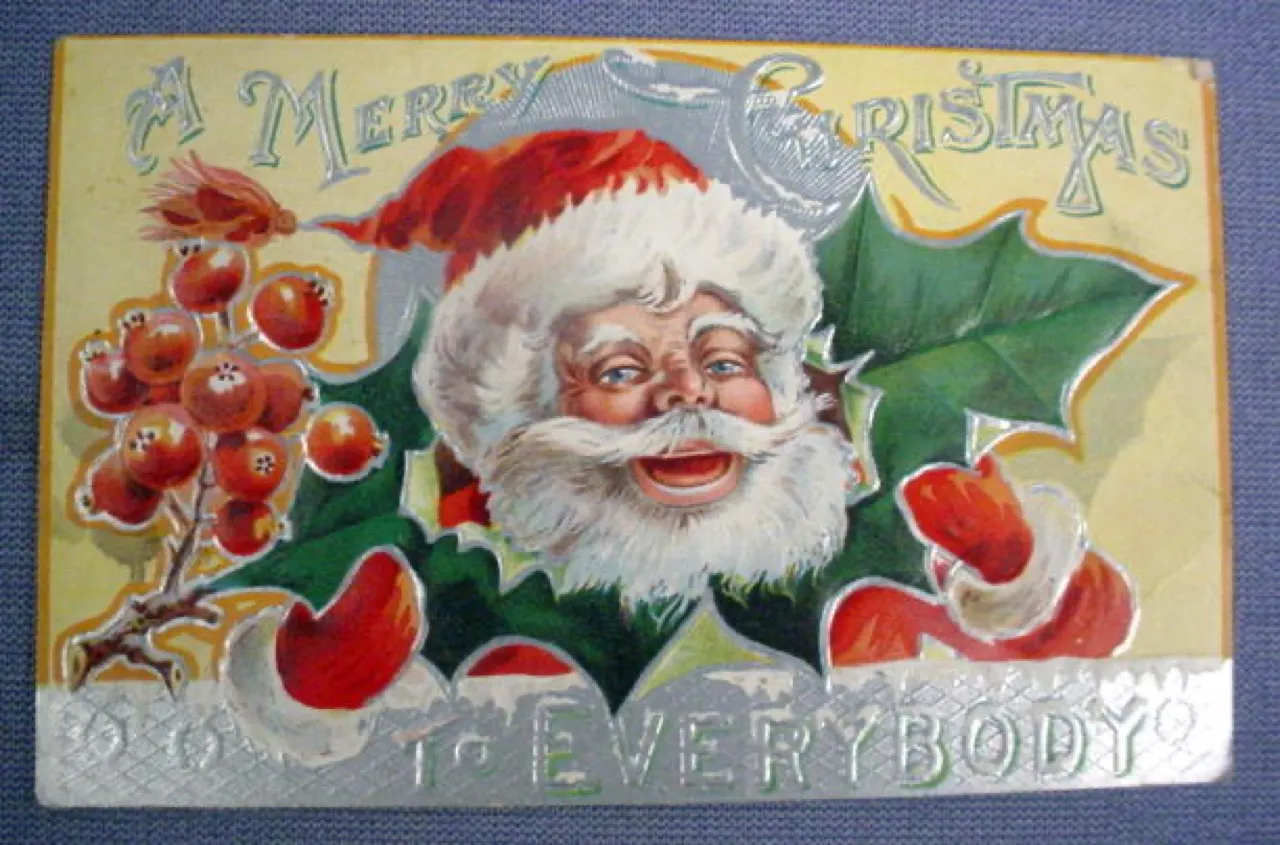 (2) A greeting card of the 1910s