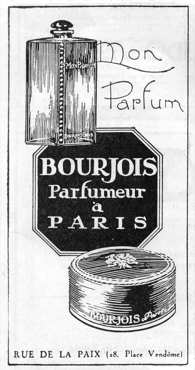 (1) A perfume advertisement of the 1920s