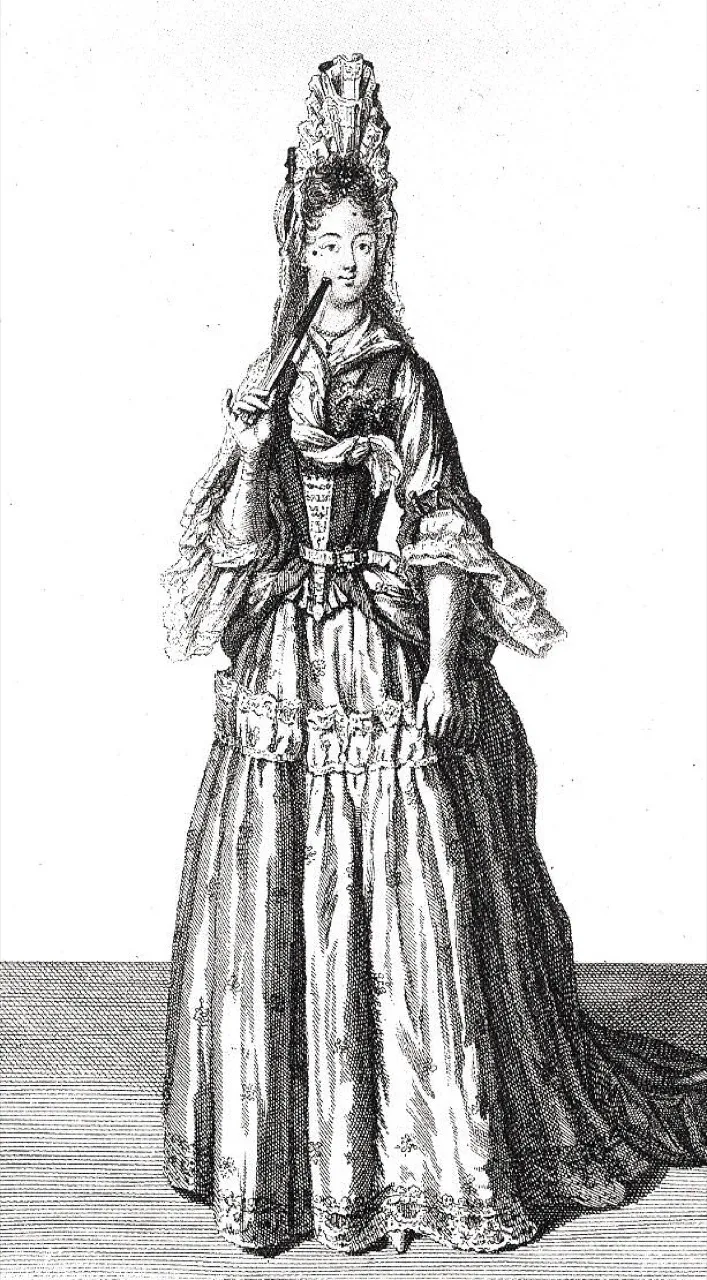 A neckcloth in a seventeenth-century portrait