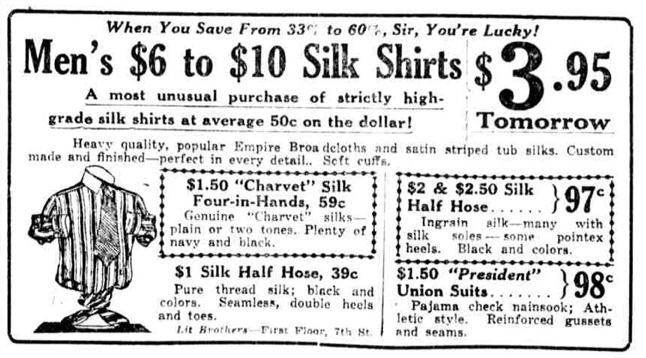 Ties of the 1920s: a shape that has survived to our day