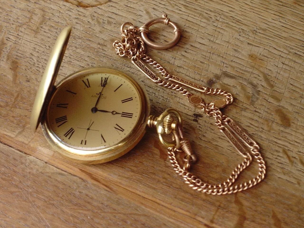 (2) A waistcoat chain: a sign of solidity
